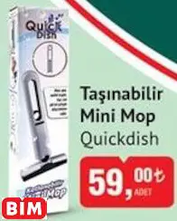 QUİCKDİSH TAŞINABİLİR MİNİ MOP QUİCKDİSH TAŞINABİLİR MİNİ MOP